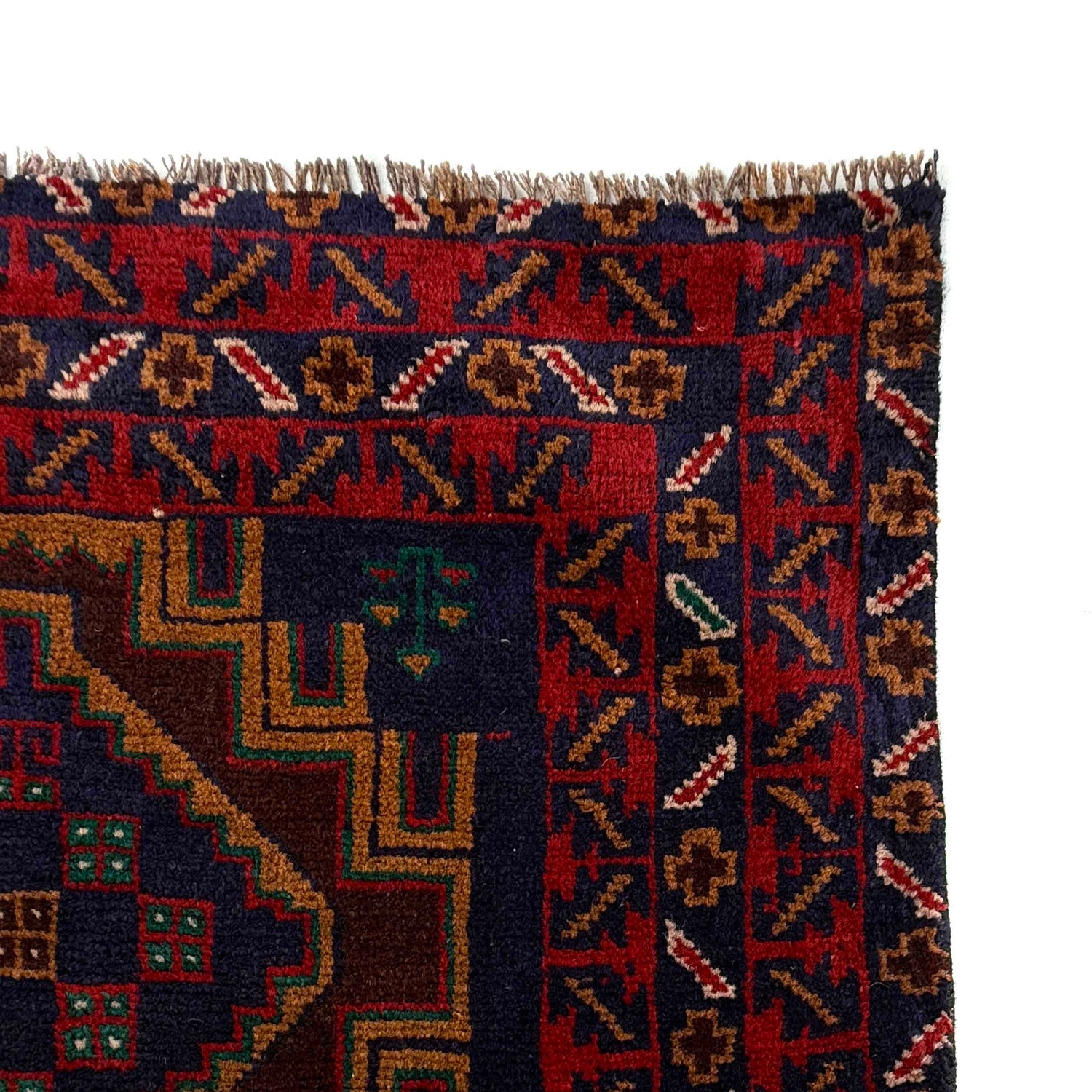 Baluchi Runner Rug Handmade Multi 6' Runner