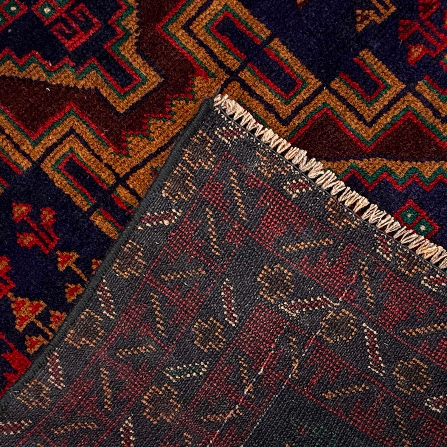 Baluchi Runner Rug Handmade Multi 6' Runner