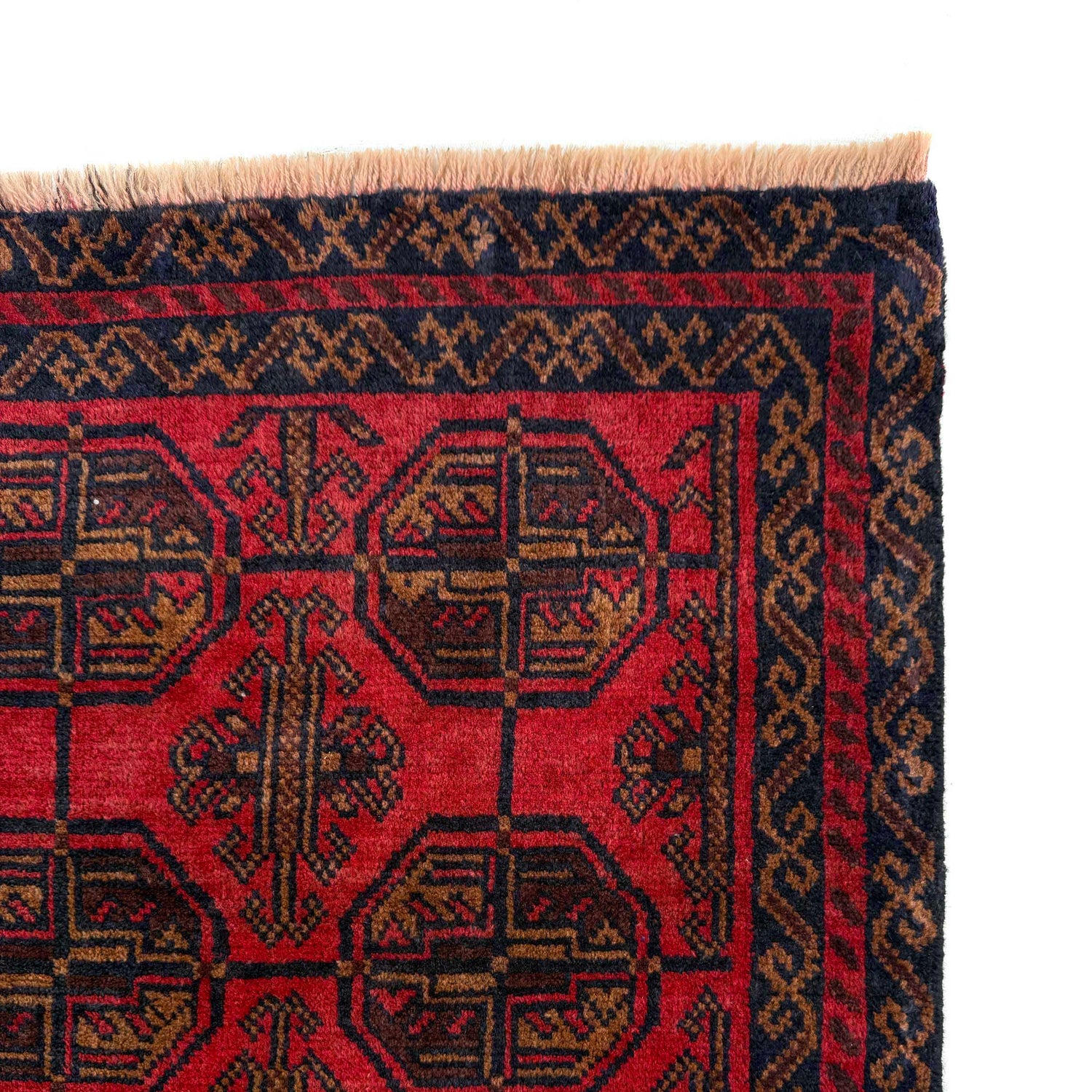 Baluchi Rug Handmade Multi Geometric 3x5 ft