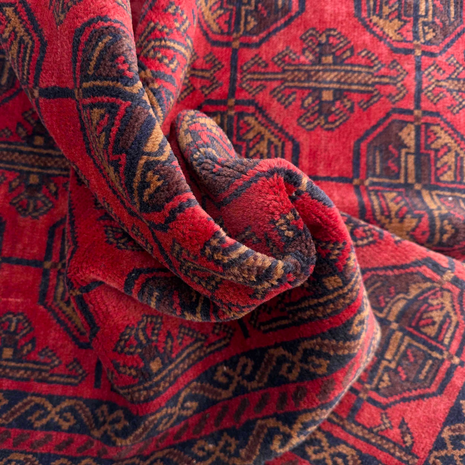 Baluchi Rug Handmade Multi Geometric 3x5 ft