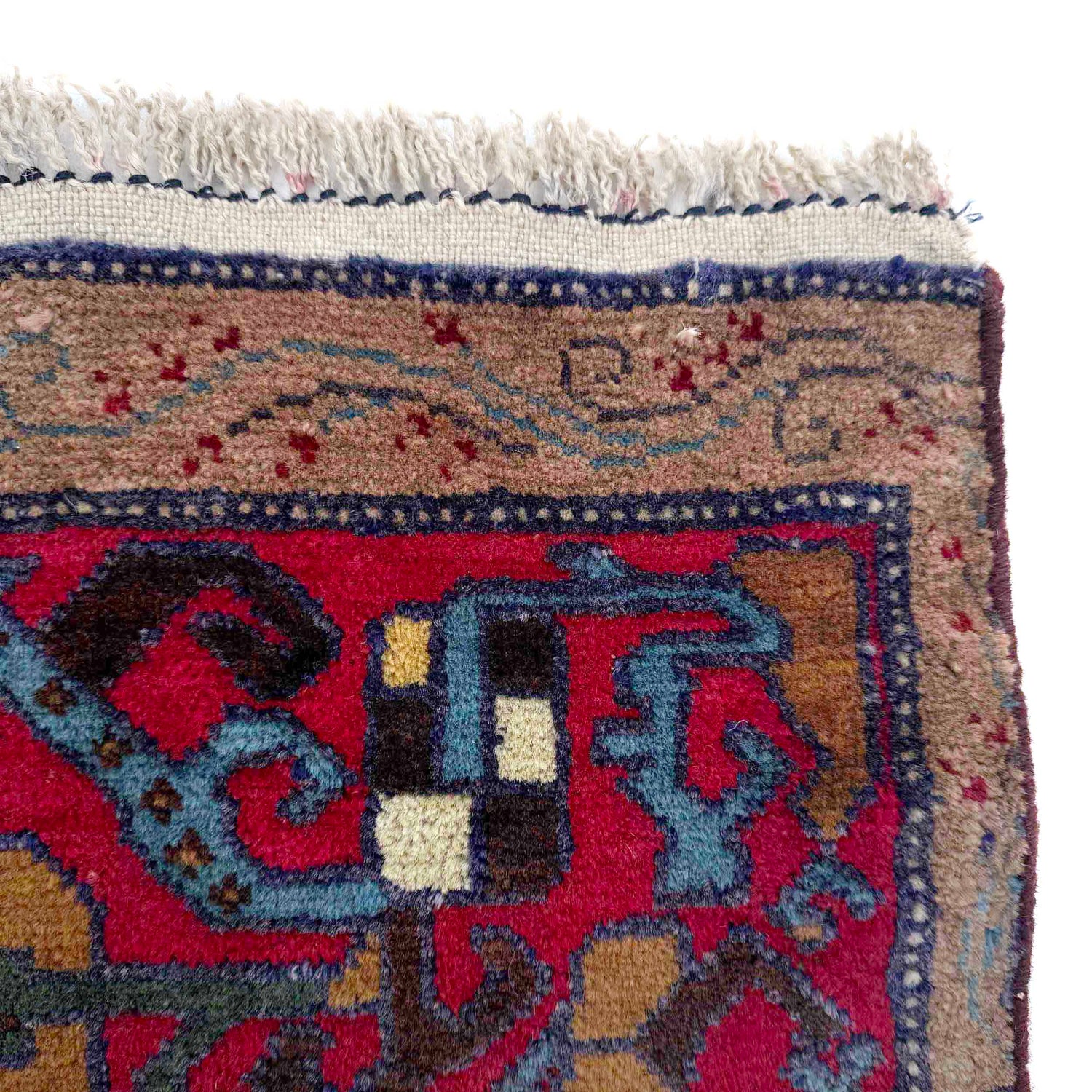 Baluchi Rug Handmade Multi Geometric 3x5 ft