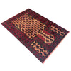 Baluchi Rug Handmade Multi Prayer Design 2x4 ft