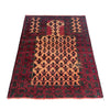 Baluchi Rug Handmade Multi Prayer Design 2x4 ft