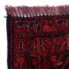 Baluchi Rug Handmade Multi Geometric 2x4 ft