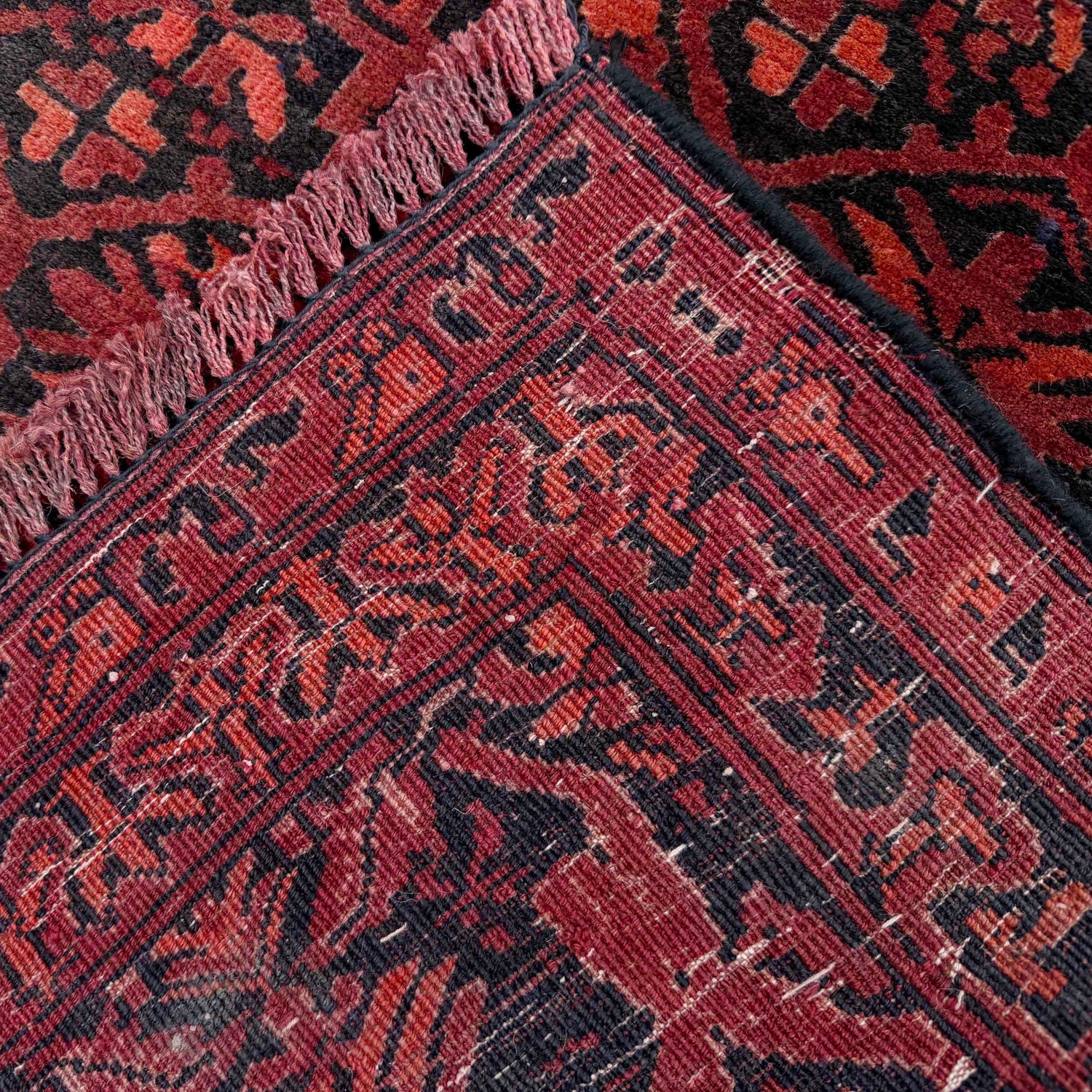 Baluchi Rug Handmade Multi Geometric 2x4 ft