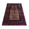 Baluchi Rug Handmade Multi Prayer Design 2x4 ft