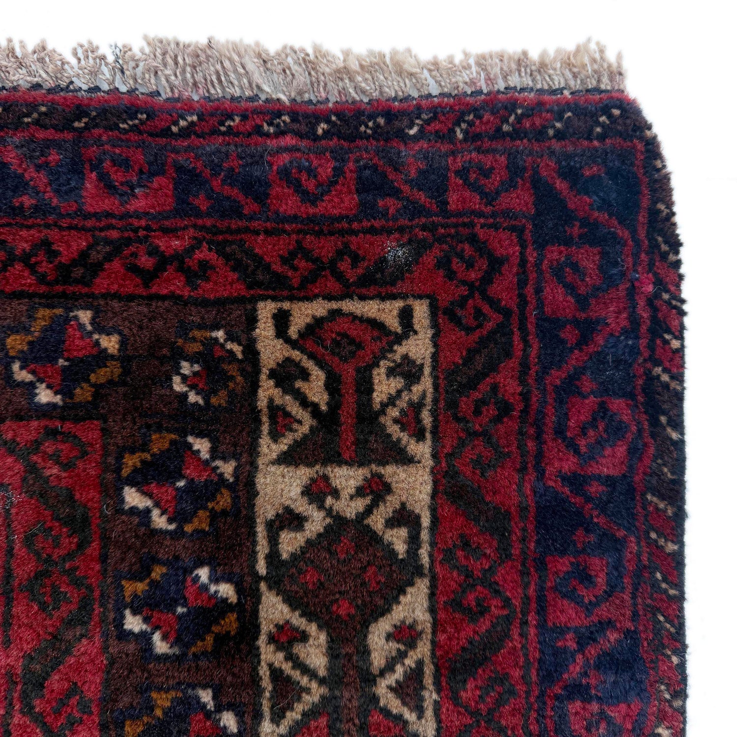 Baluchi Rug Handmade Multi Prayer Design 2x4 ft
