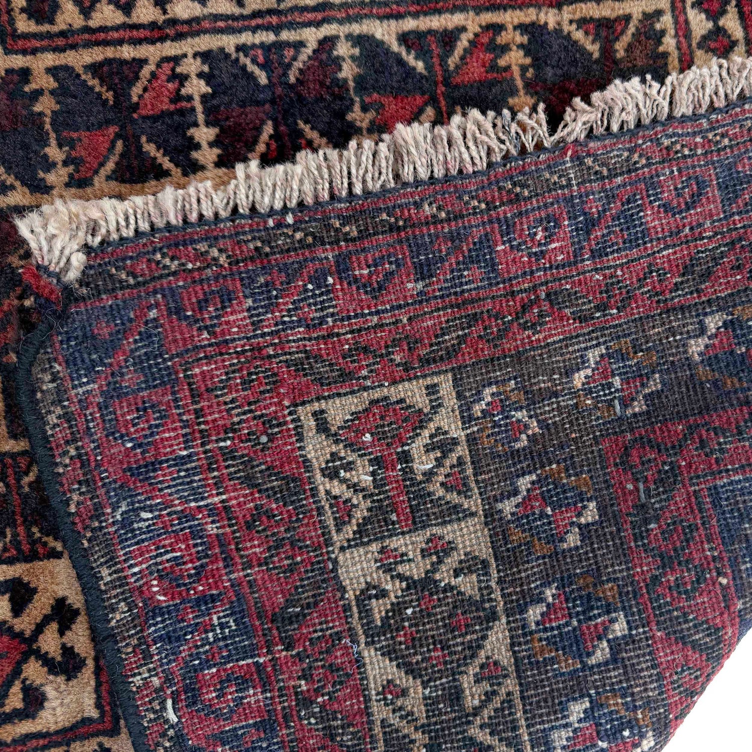 Baluchi Rug Handmade Multi Prayer Design 2x4 ft