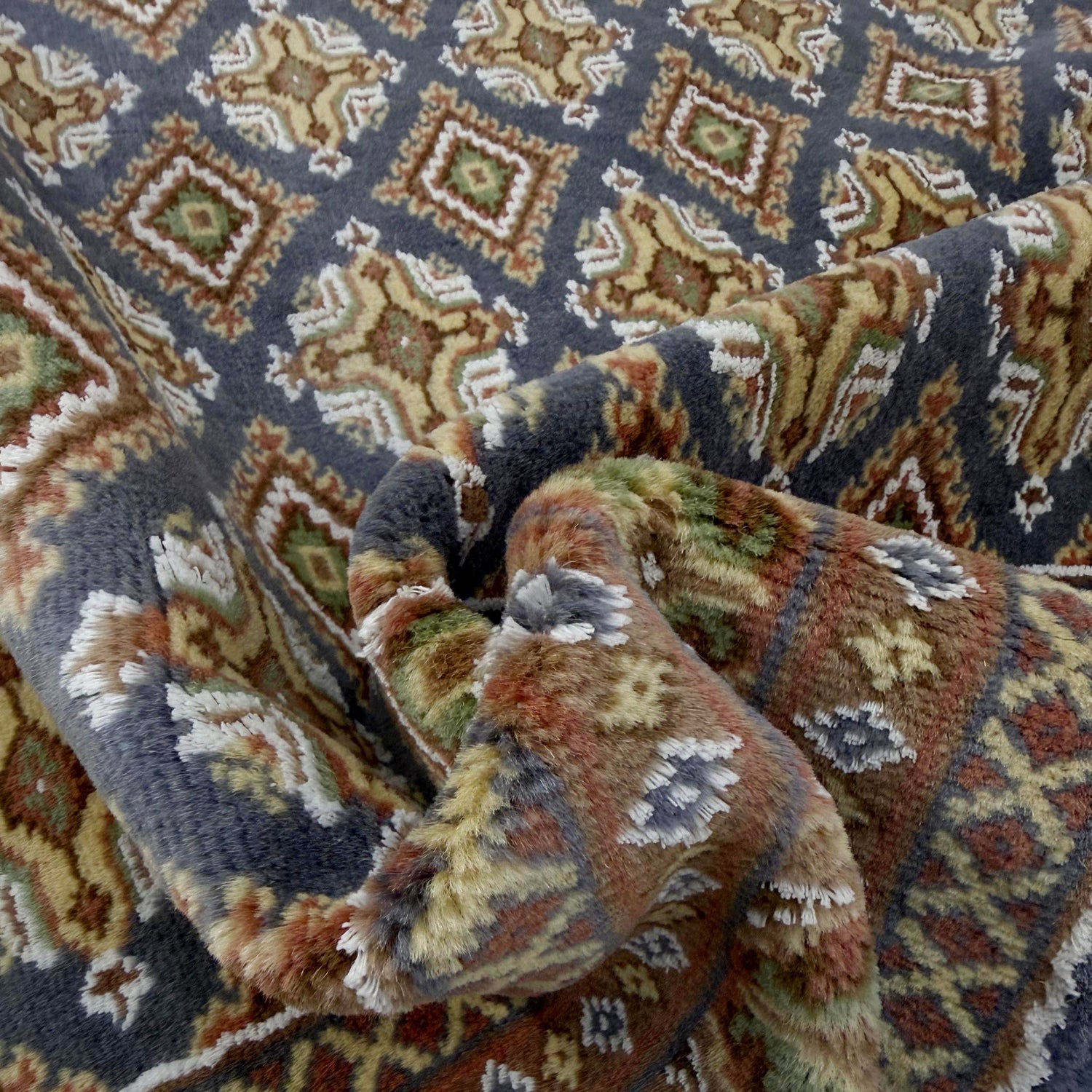 Jaldar Area Rug Handmade Multi Floral 4x6 ft
