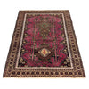 Baluchi Rug Handmade Red Geometric 2x4 ft