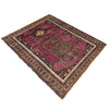 Baluchi Rug Handmade Red Geometric 2x4 ft