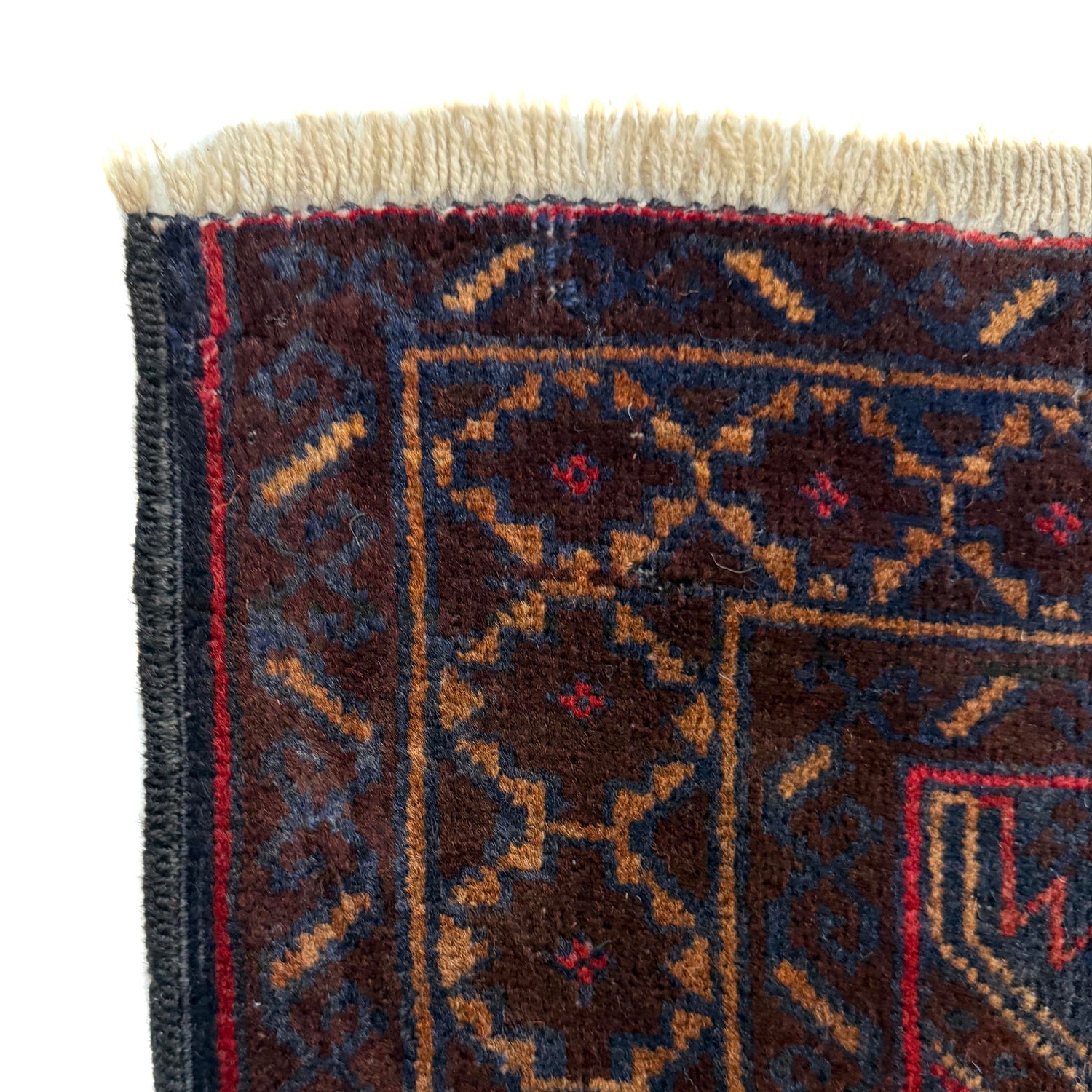 Baluchi Rug Handmade Multi Geometric 2x4 ft