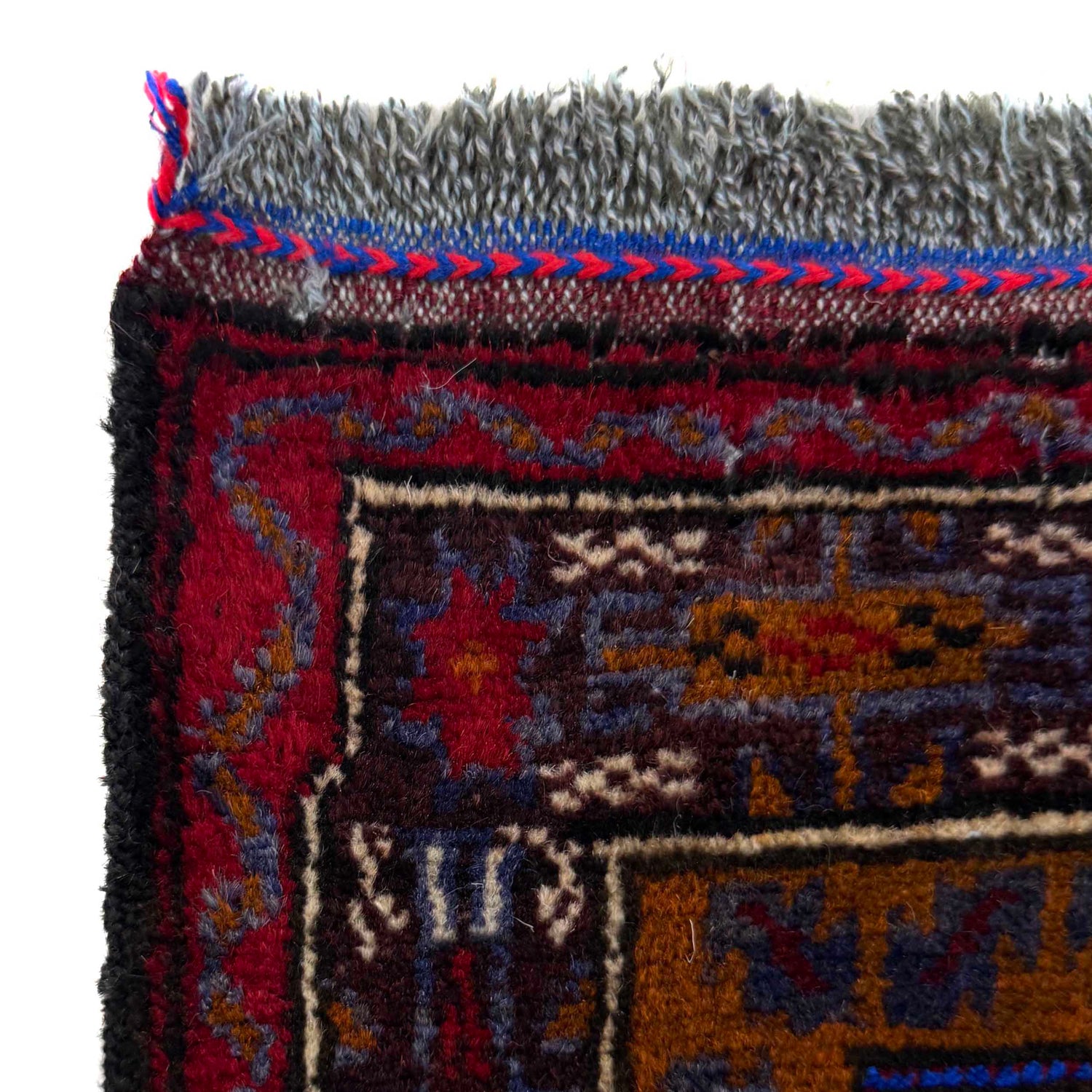Baluchi Rug Handmade Multi Geometric 3x5 ft