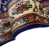 Jaldar Area Rug Handmade Blue Floral 4x6 ft