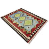 Handmade Multi Kilim Geometric 4x7 ft