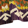 Handmade Multi Kilim Geometric 2x4 ft