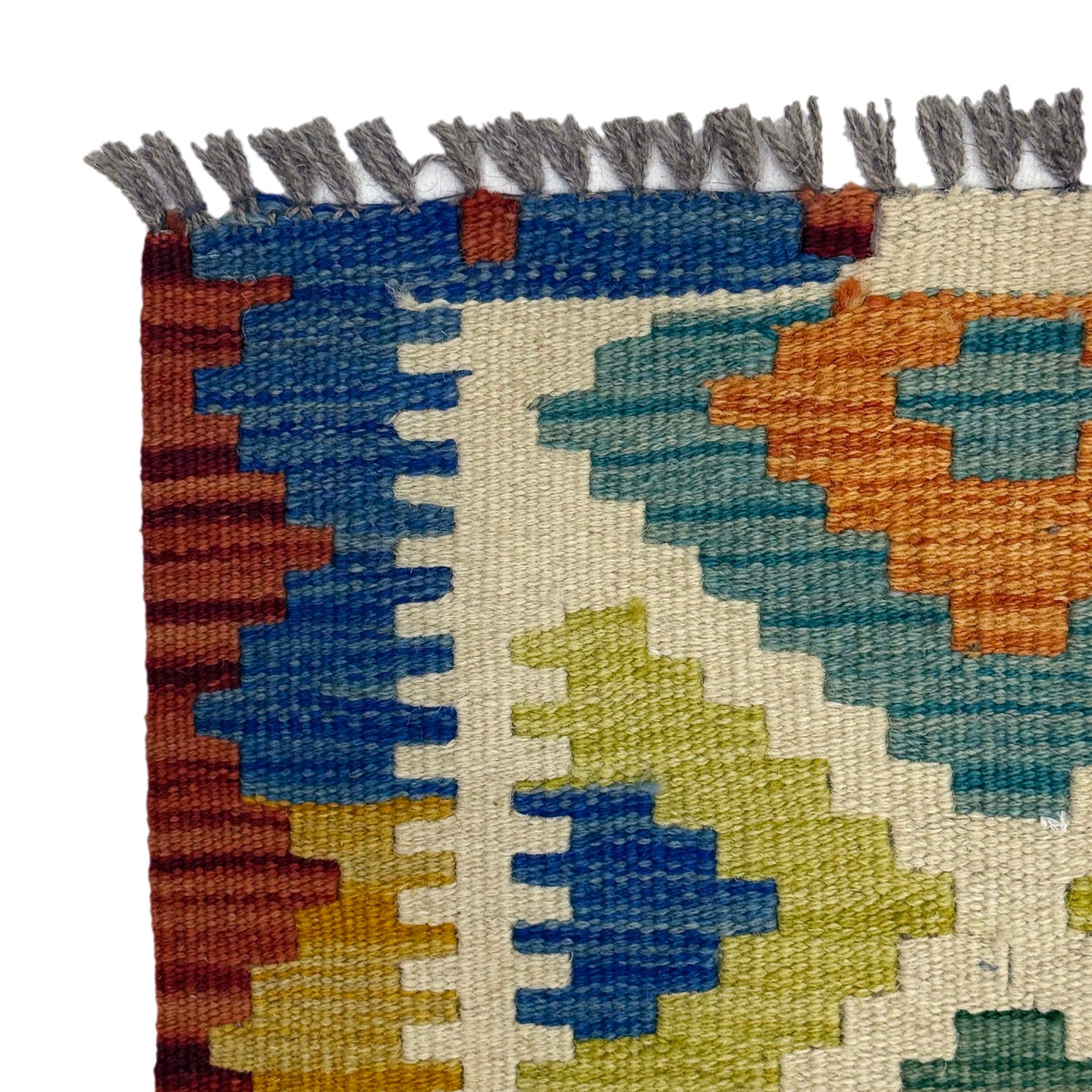 Handmade Multi Kilim Geometric 2x4 ft