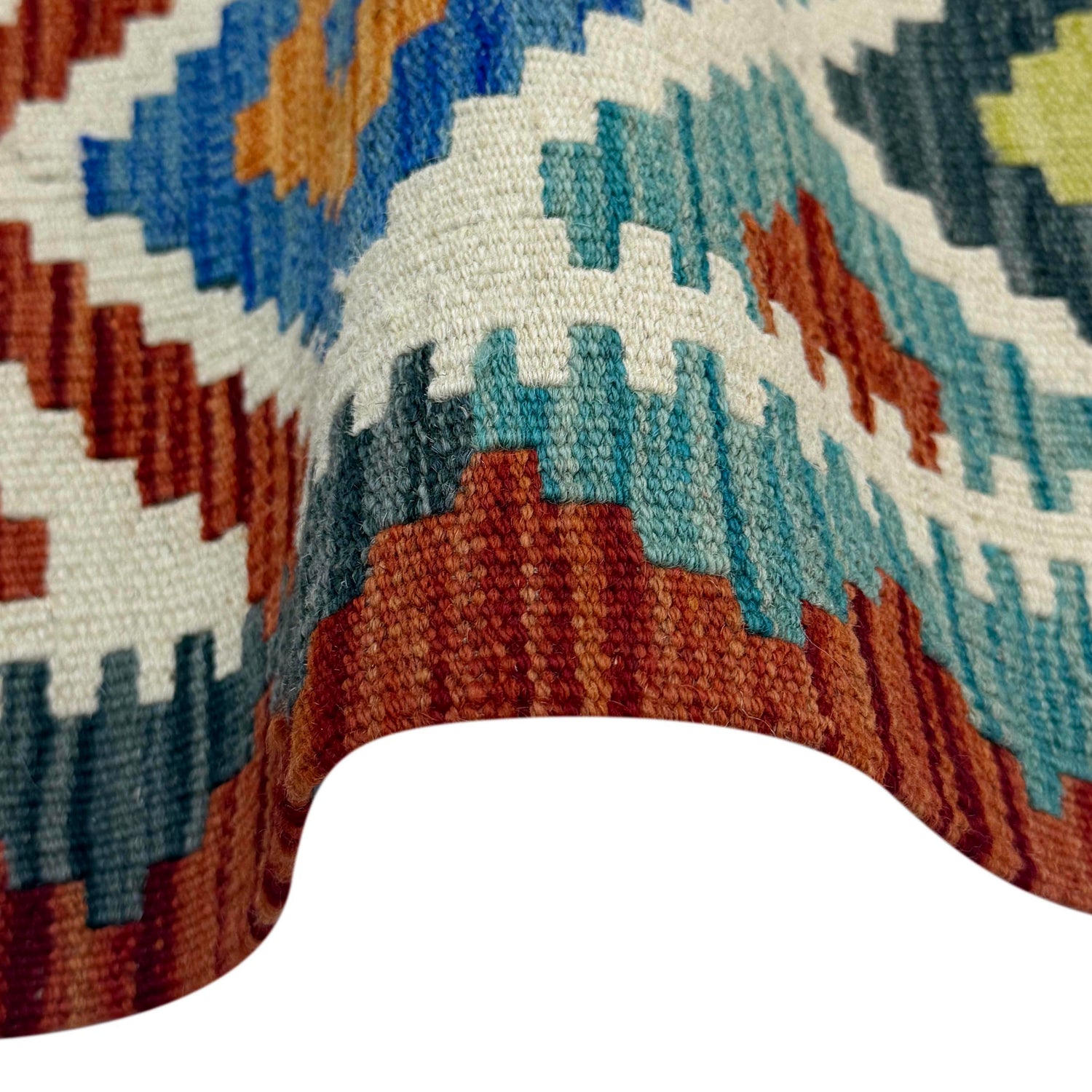 Handmade Multi Kilim Geometric 2x4 ft