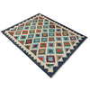 Handmade Multi Kilim Geometric 4x7 ft