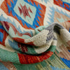 Handmade Multi Kilim Geometric 4x7 ft