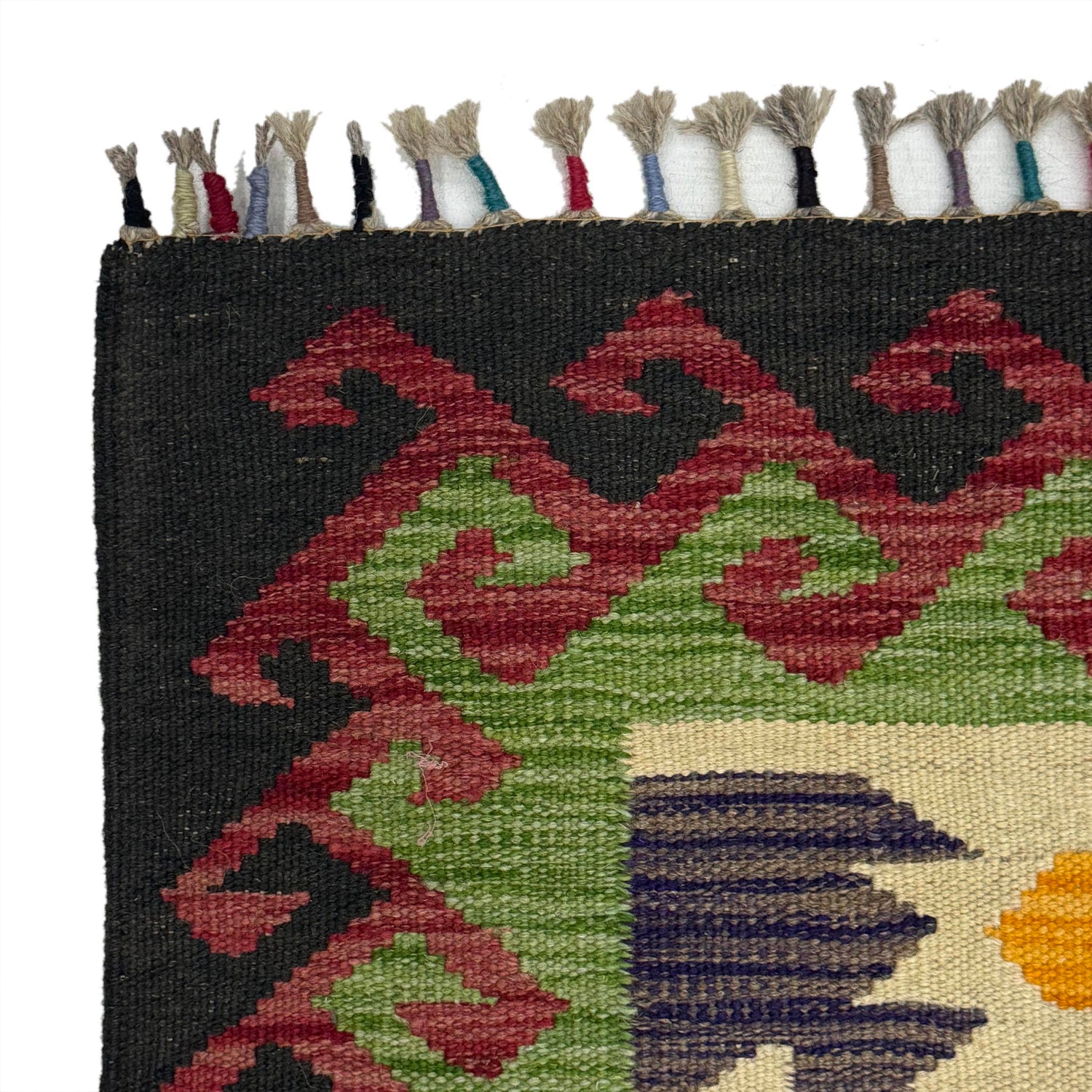 Handmade Multi Kilim Geometric 4x7 ft