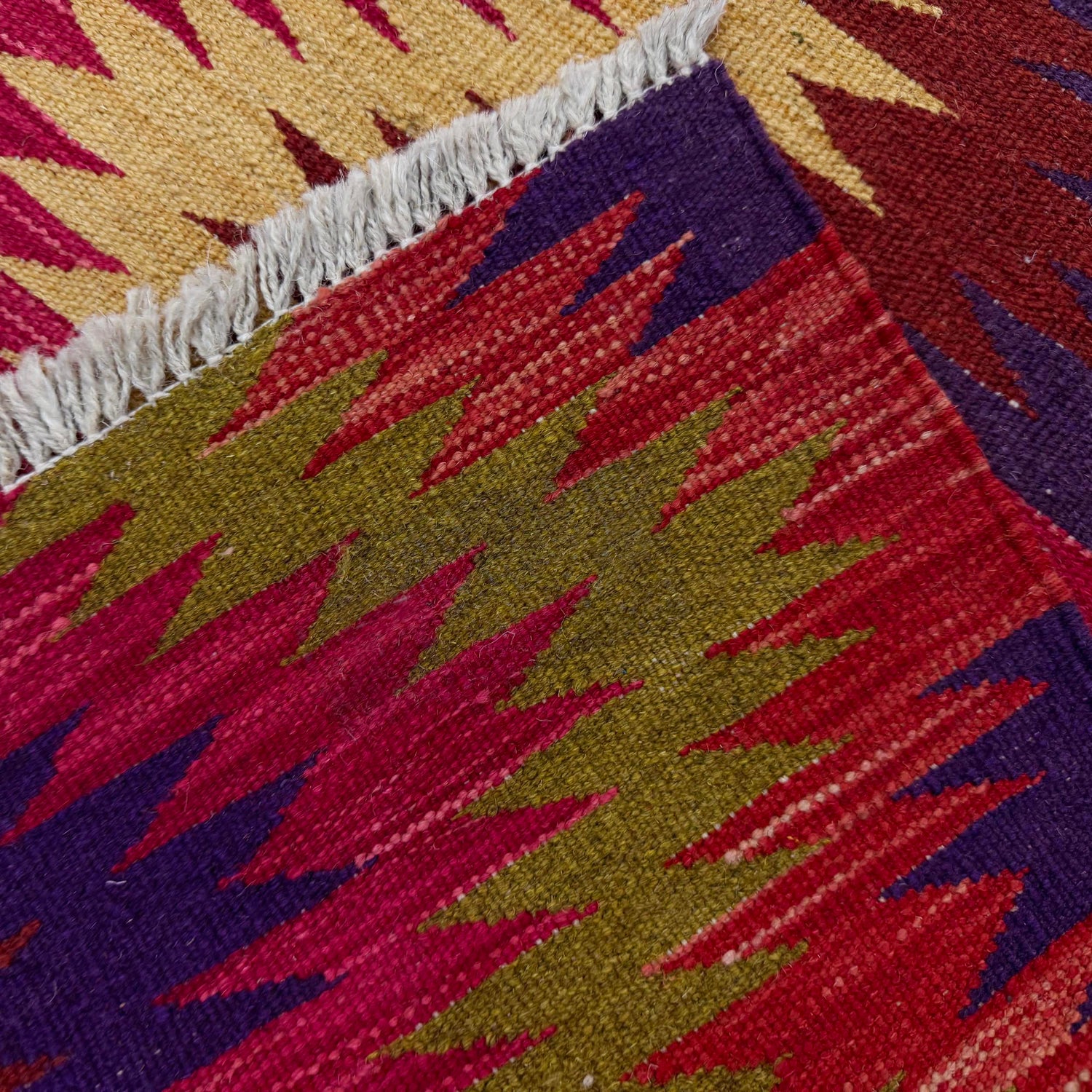 Handmade Multi Kilim Geometric 3x5 ft