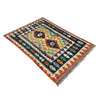 Handmade Multi Kilim Geometric 2x4 ft