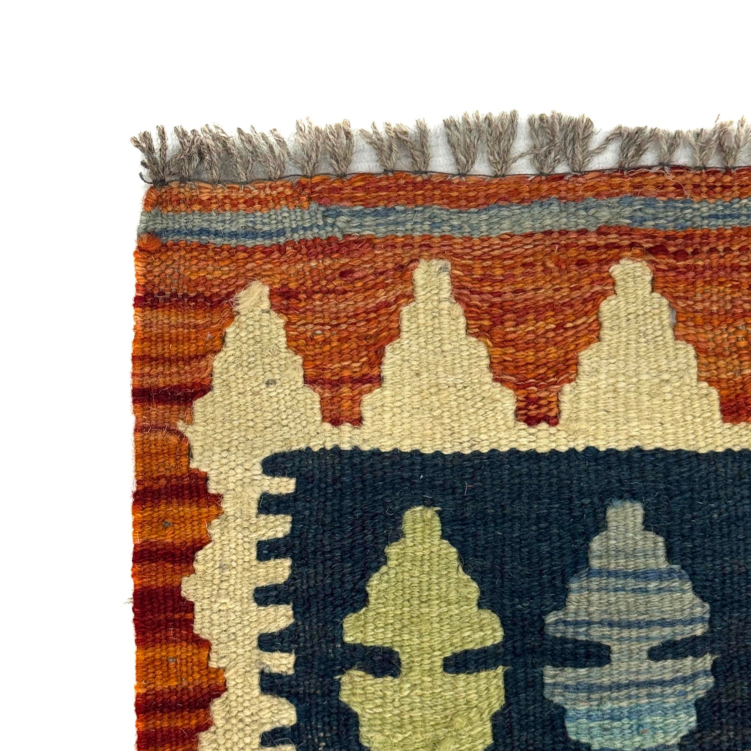 Handmade Multi Kilim Geometric 2x4 ft