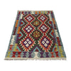 Handmade Multi Kilim Geometric 2x4 ft