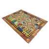 Handmade Multi Kilim Geometric 4x7 ft