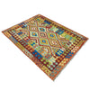 Handmade Multi Kilim Geometric 4x7 ft