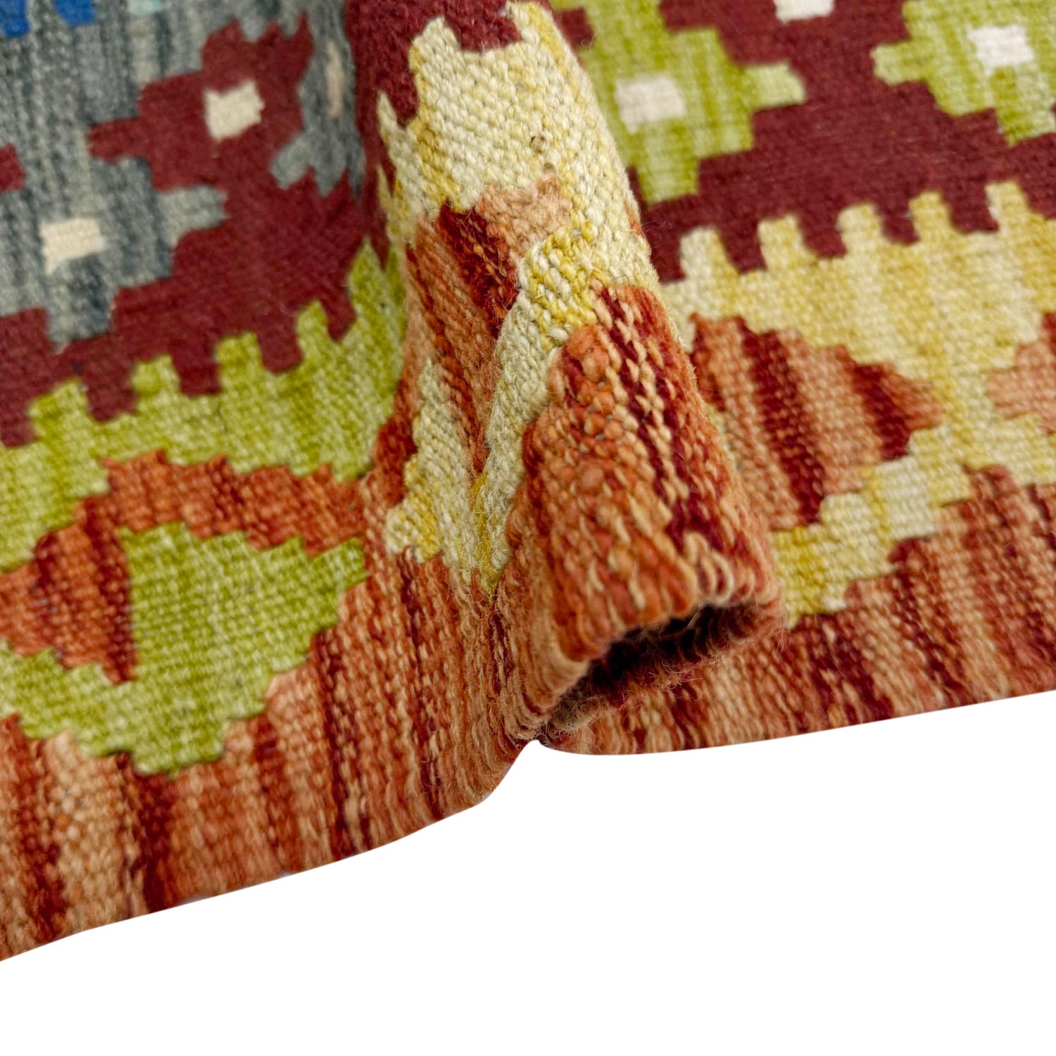 Handmade Multi Kilim Geometric 4x7 ft