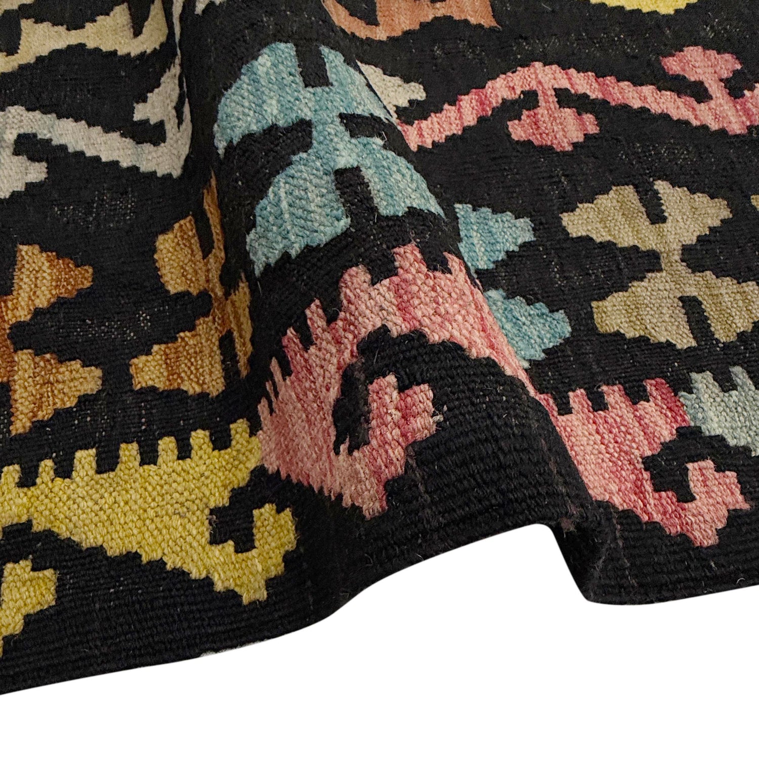 Handmade Multi Kilim Geometric 7x10 ft