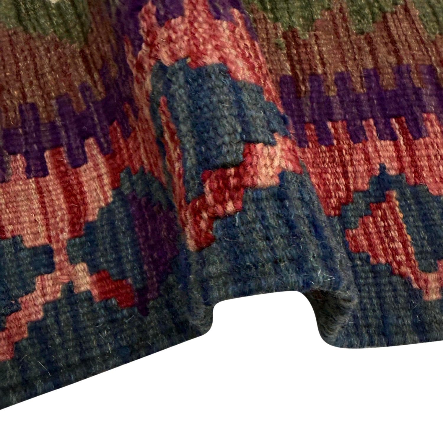 Handmade Multi Kilim Geometric 2x4 ft