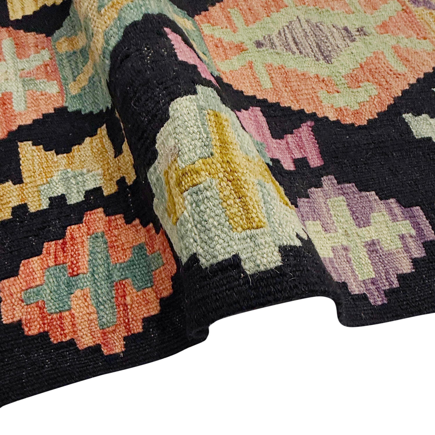 Handmade Multi Kilim Geometric 7x10 ft