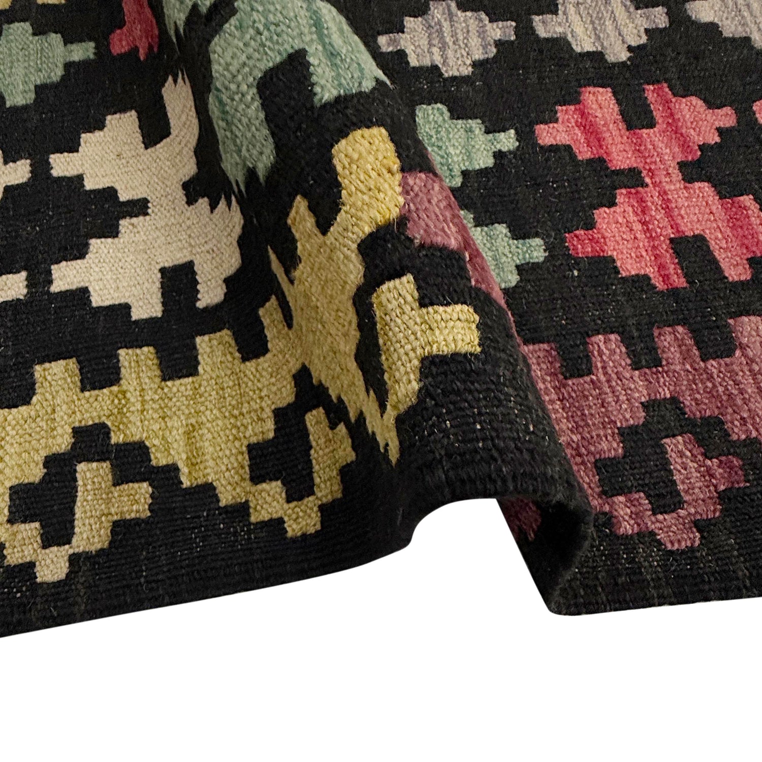 Handmade Multi Kilim Geometric 7x10 ft