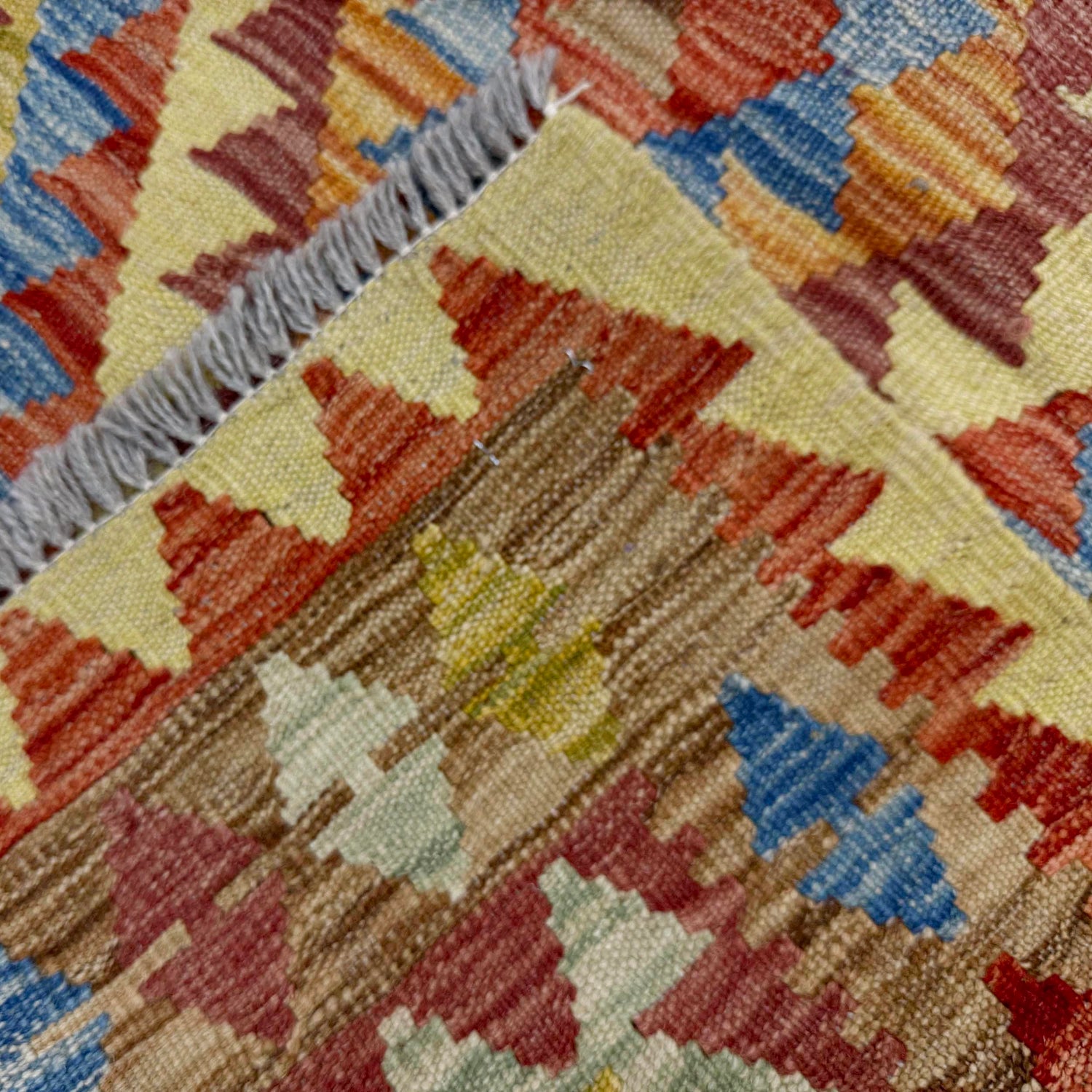 Handmade Multi Kilim Geometric 3x5 ft