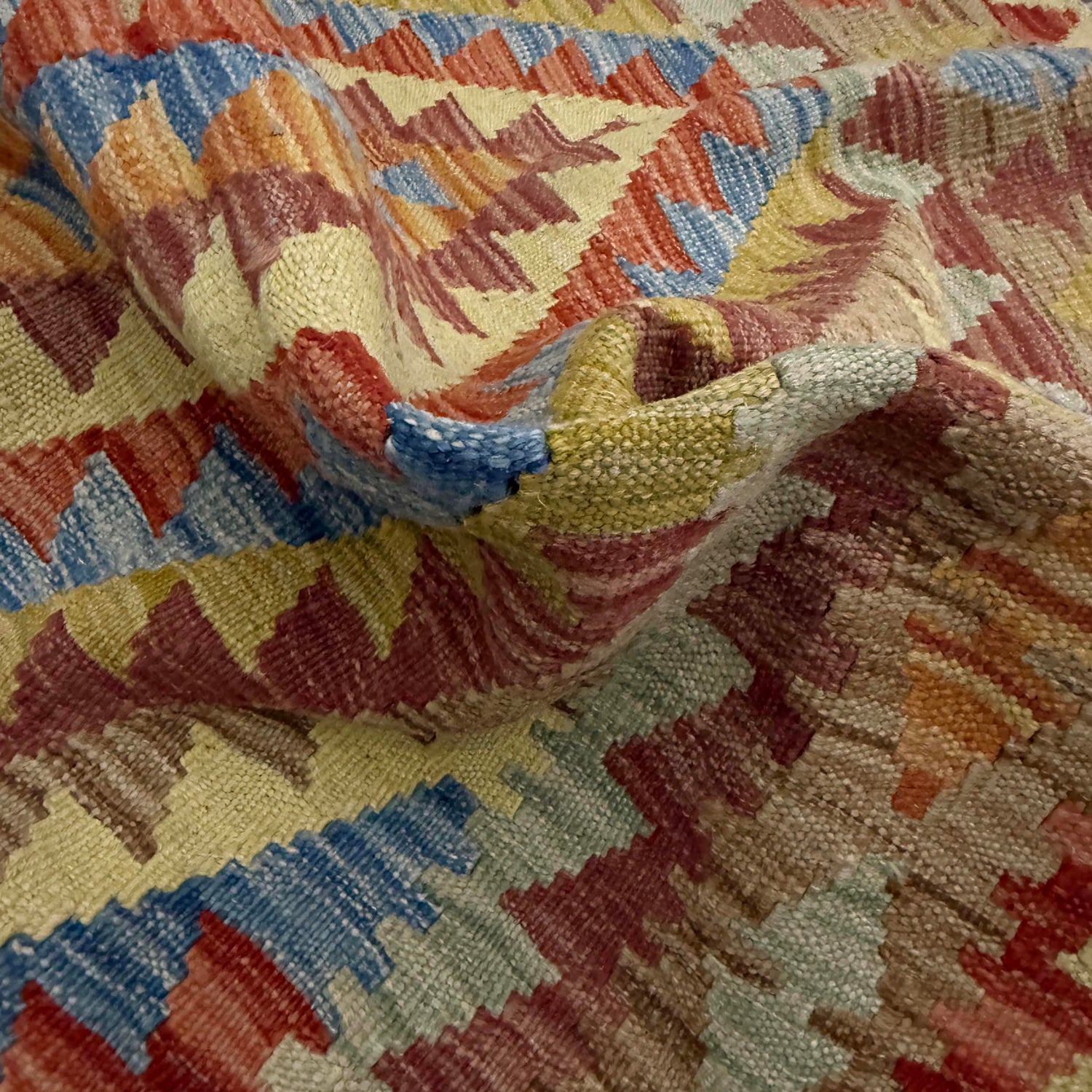 Handmade Multi Kilim Geometric 3x5 ft