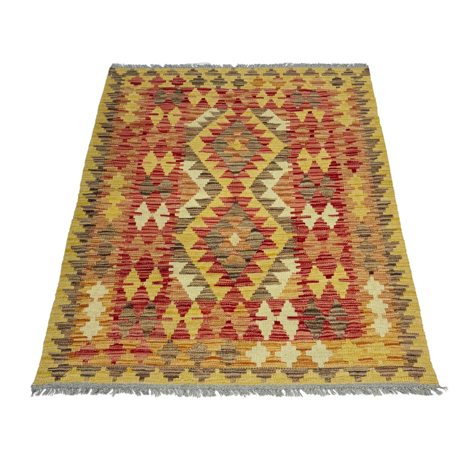 Handmade Multi Kilim Geometric 3x5 ft