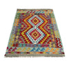 Handmade Multi Kilim Geometric 2x4 ft