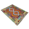 Handmade Multi Kilim Geometric 2x4 ft