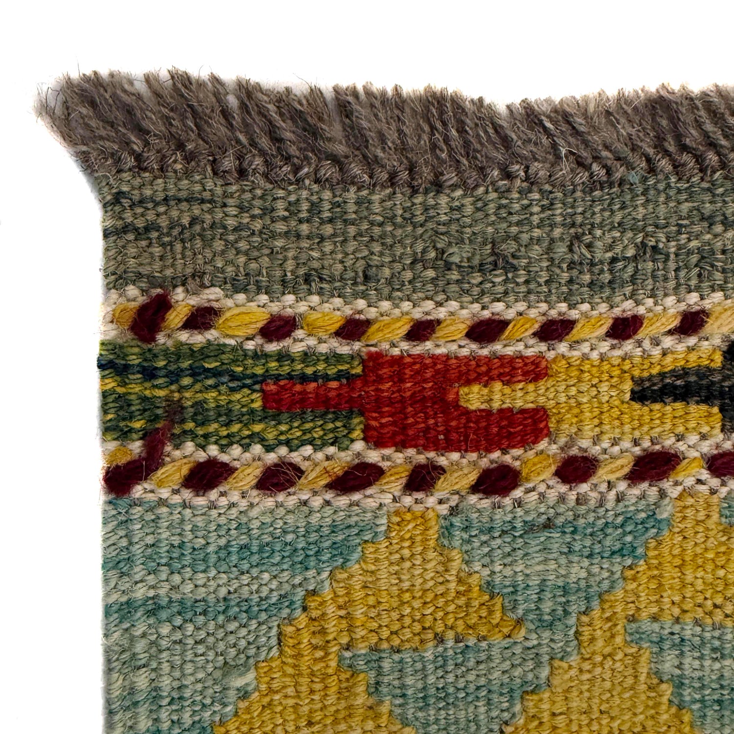 Handmade Multi Kilim Geometric 2x4 ft