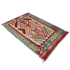 Handmade Multi Kilim Geometric 2x4 ft