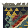 Handmade Multi Kilim Geometric 5x8 ft