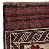 Saghari Kilim Area Rug Handmade Beige Floral 2x4 ft