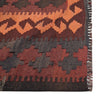 Maimana Kilim Area Rug Handmade Red Floral 6x9 ft