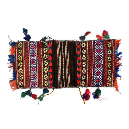 Saddle Bag Handmade Multi Floral 1x2 ft