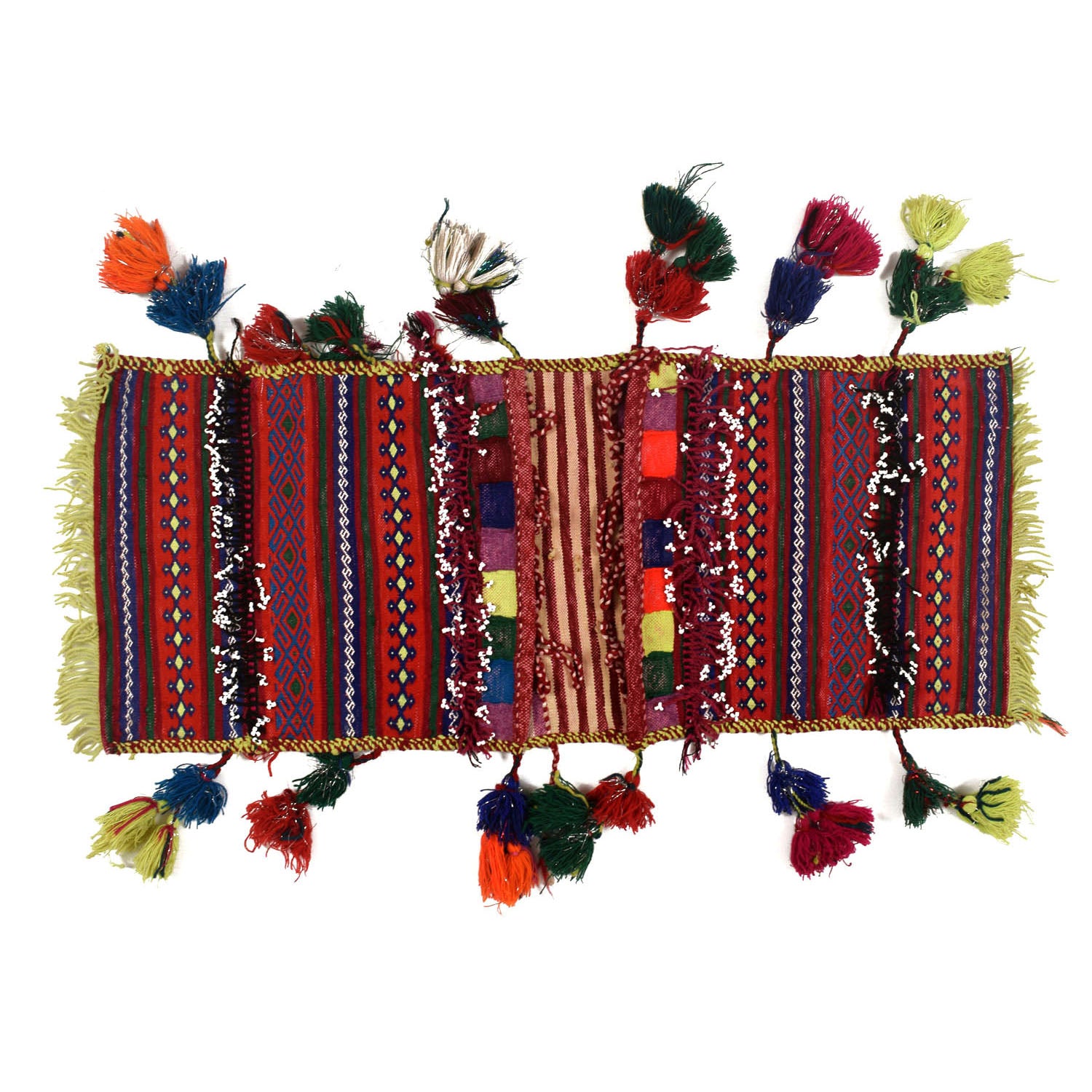 Saddle Bag Handmade Multi Floral 1x2 ft