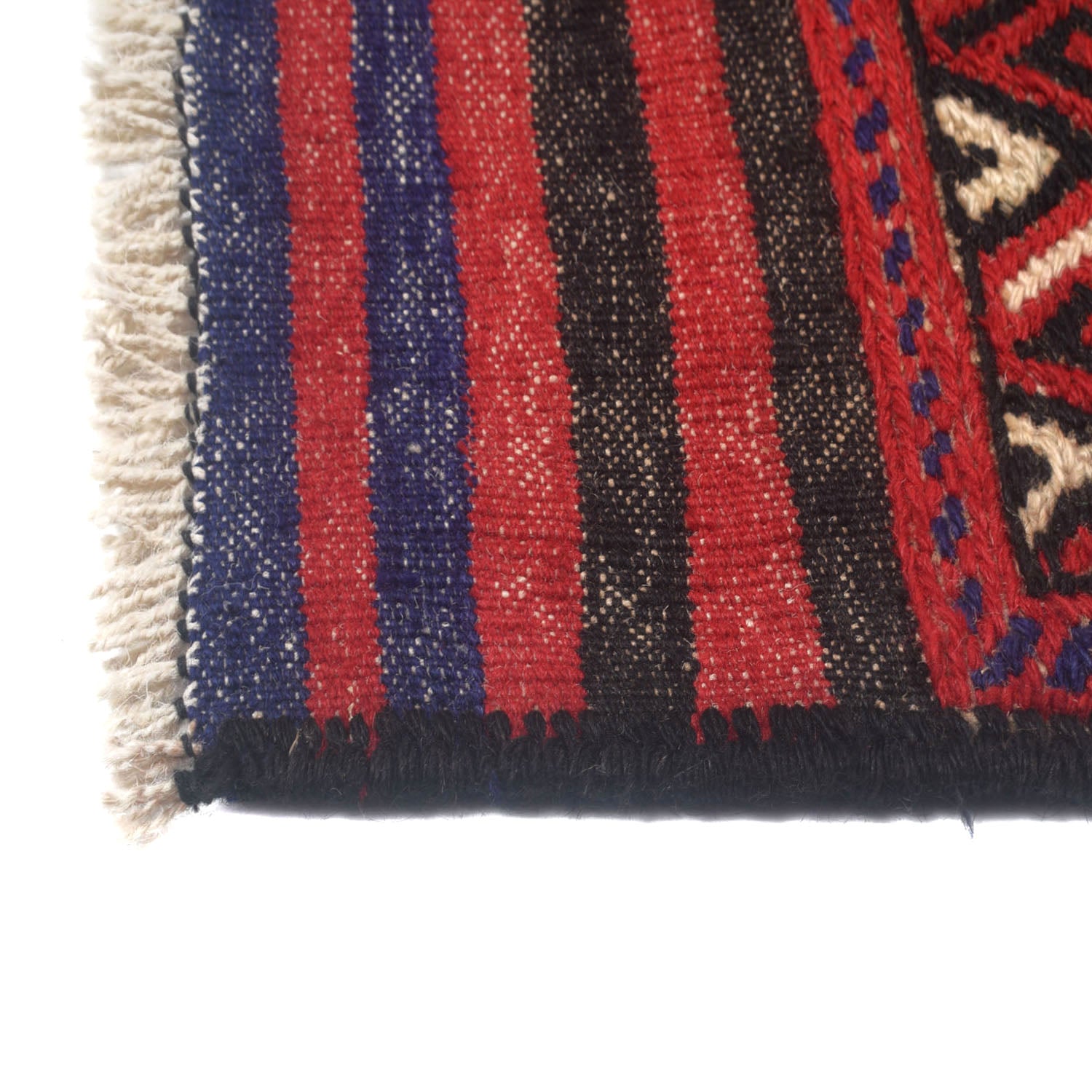 Saghari Kilim Area Rug Handmade Beige Floral 5x6 ft