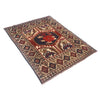 Barjasta Area Rug Handmade Beige Floral 3x5 ft